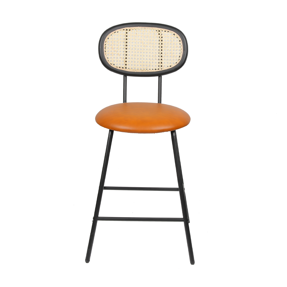 FH-8360 Rattan backrest bar sella otii talea casu retro bar ante sellam